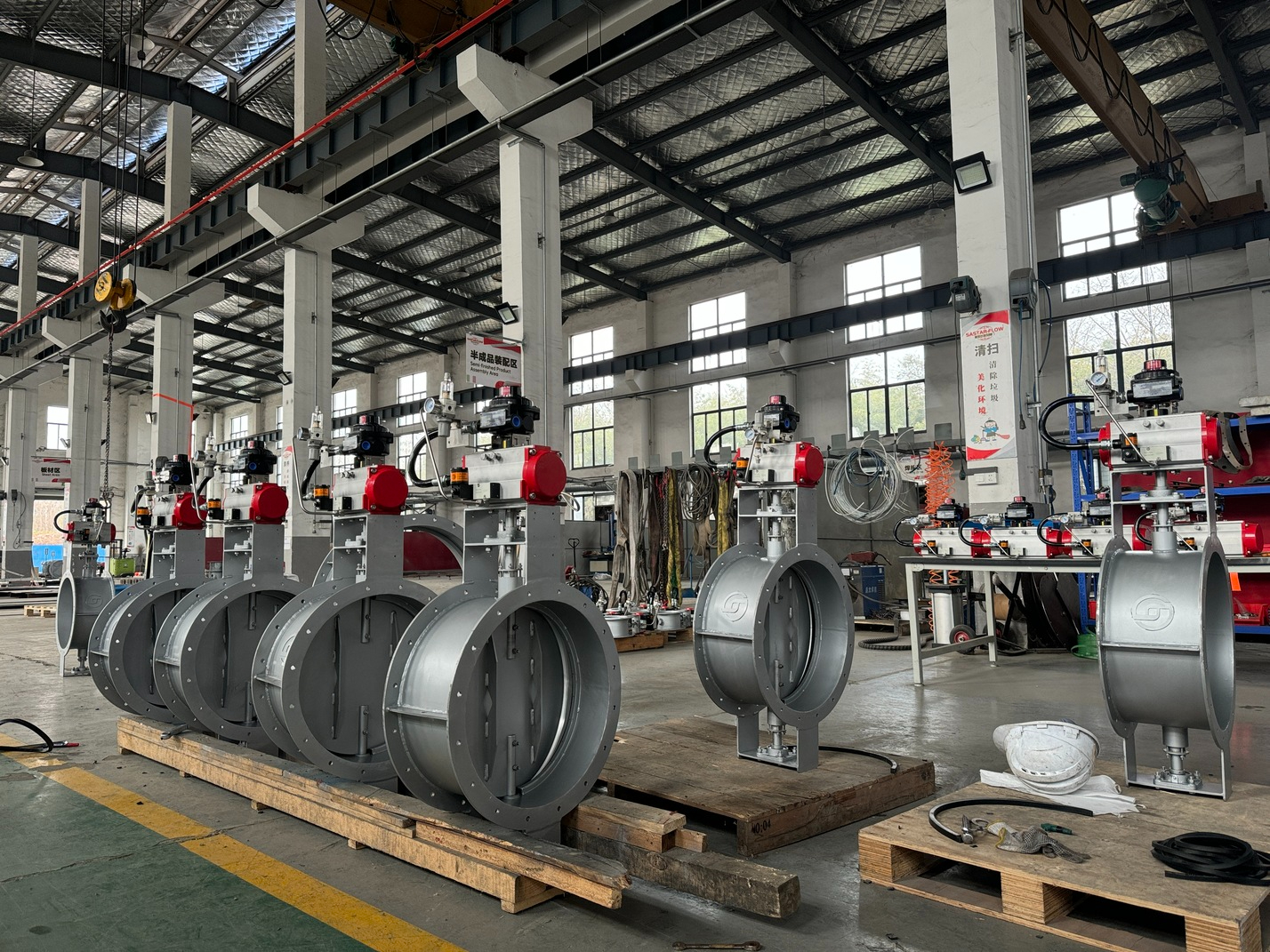 匠心阀门助力绿色未来| 赛世达阀门赋能江苏某工业园区除尘项目